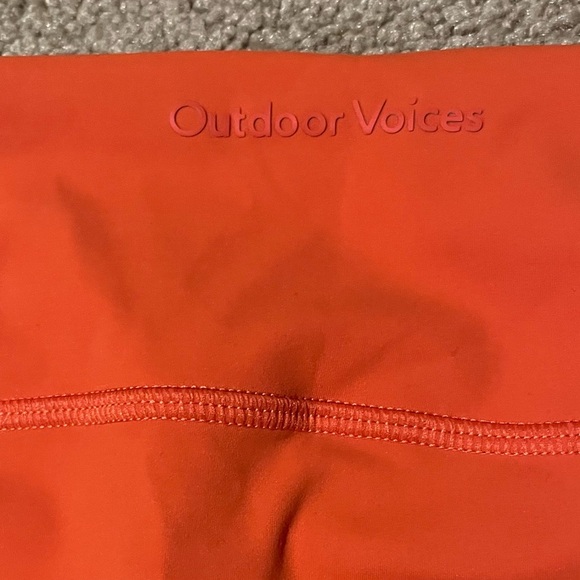 NWT Outdoor Voices Zoom Superform 7/8 Legging Sunstone / Paprika / Peach Size S - Picture 7 of 7
